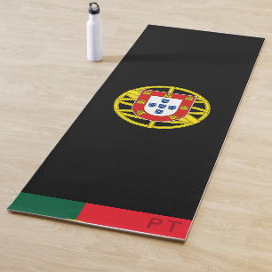 Wappen Portugals (kleineres Wappen) Yogamatte