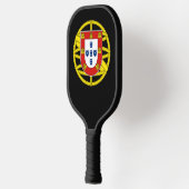 Wappen Portugals (weniger Kakao) Pickleball Schläger (Links)