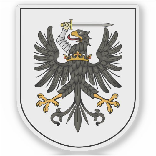 Wappen Preußens Aufkleber (Vorderseite)