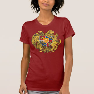 Wappen Republic Armenia Armenien Frauen Shirt