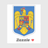 Wappen Rumäniens Aufkleber (Blatt)