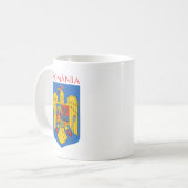 Wappen Rumäniens Kaffeetasse (Vorderseite Links)