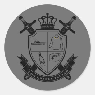 Wappen Runder Aufkleber