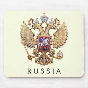 Wappen Russlands Mousepad