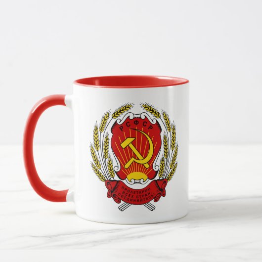 Wappen Russlands (Sowjet) Tasse (Links)