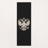 Wappen Russlands - weiße Version Yogamatte (Rückseite)