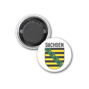 Wappen Sachsens (Sachsen), DEUTSCHE Magnet