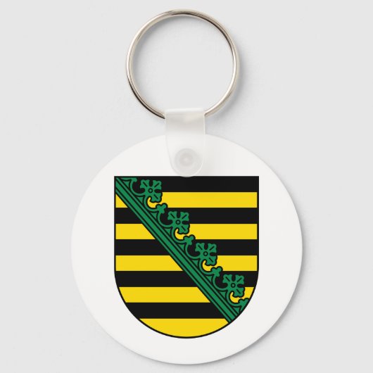 Wappen Sachsens (Sachsen), DEUTSCHLAND Schlüsselanhänger (Vorderseite)