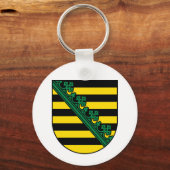 Wappen Sachsens (Sachsen), DEUTSCHLAND Schlüsselanhänger (Vorderseite)