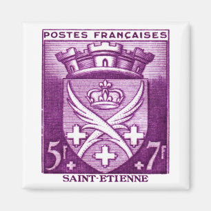 Wappen, Saint-Etienne Frankreich Magnet