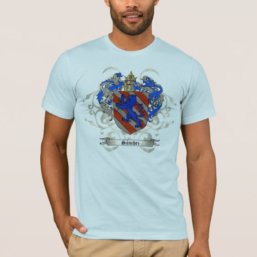 Wappen Sanchez (von Asturien) T-Shirt (Vorderseite)