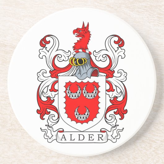 Wappen Sandstein Untersetzer (Vorne)