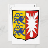 Wappen Schleswig-Holstein Offiziell Deutschland Postkarte (Vorne/Hinten)