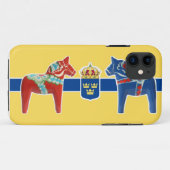 Wappen Schwedens Dala Case-Mate iPhone Hülle (Rückseite (Horizontal))