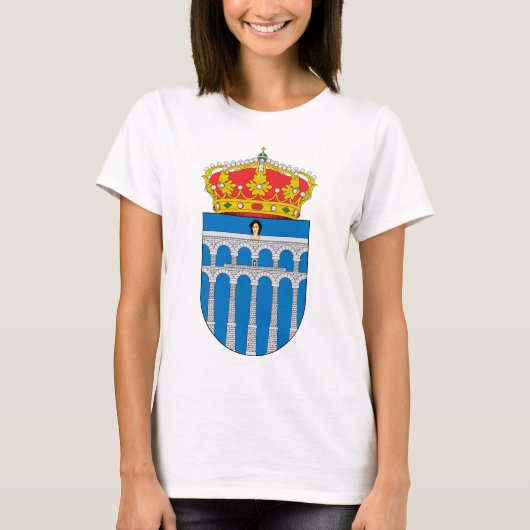 Wappen Segovias (Spanien) T-Shirt (Vorderseite)