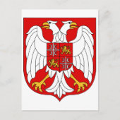 Wappen Serbien und Montenegro - Offizielles Symbol Postkarte (Vorderseite)