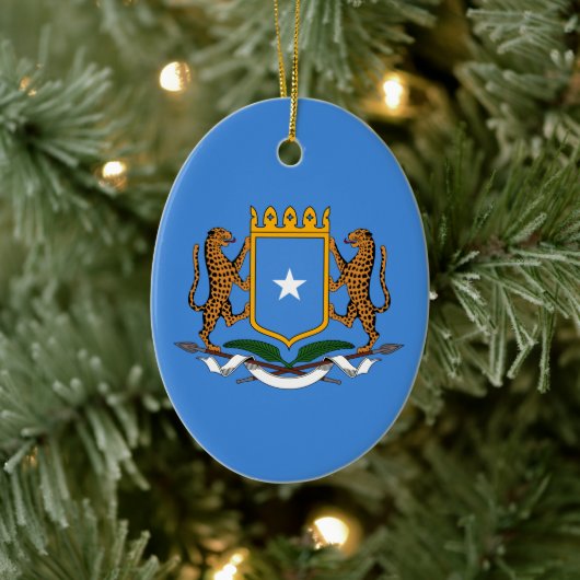 Wappen Somalias Keramik Ornament (Baum)