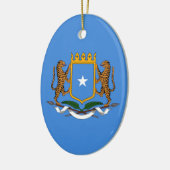 Wappen Somalias Keramik Ornament (Links)