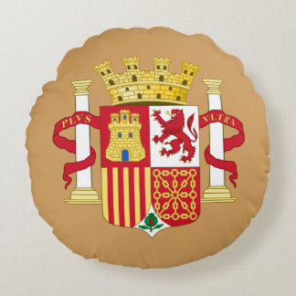 Wappen Spaniens Rundes Kissen