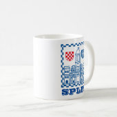 Wappen Split, Kroatien Kaffeetasse (VorderseiteRechts)