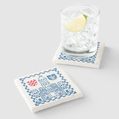 Wappen Split, Kroatien Steinuntersetzer (Seitenansicht)