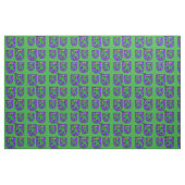 Wappen St. Urho lila grünes Gewebe Stoff (Fat Quarter (45,7 x 55,9 cm))