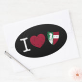 Wappen Steiermark Fürstenfeld Liebe Ovaler Aufkleber (Umschlag)