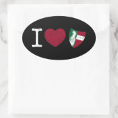 Wappen Steiermark Fürstenfeld Liebe Ovaler Aufkleber (Tasche)