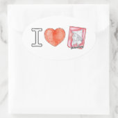 Wappen Steiermark Ich liebe Judenburg Ovaler Aufkleber (Tasche)