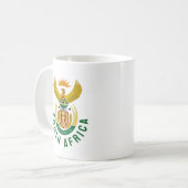 Wappen Südafrikas Kaffeetasse (Vorderseite Links)
