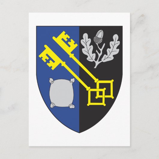 Wappen-Surrey-Coat Postkarte (Vorderseite)
