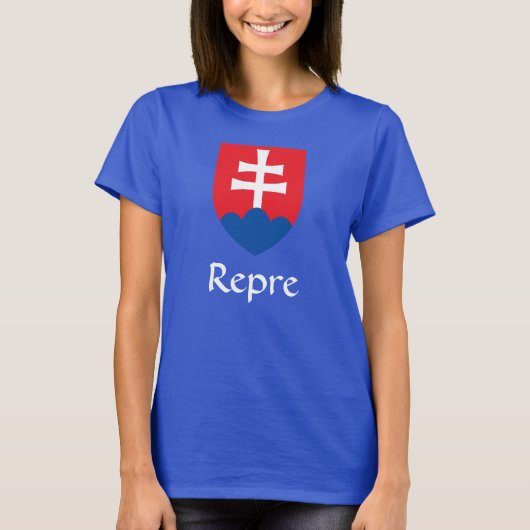 Wappen-T - Shirt der Slowakei (Vorderseite)