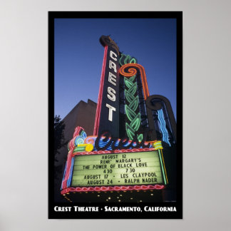 Wappen Theater, Sacramento 11x17 Poster