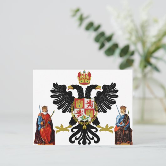 Wappen Toledos (Spanien) Postkarte (Stehend Vorderseite)