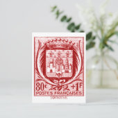 Wappen, Toulouse Frankreich Postkarte (Stehend Vorderseite)