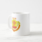 Wappen Tschuwaschiens Kaffeetasse (Vorderseite Links)