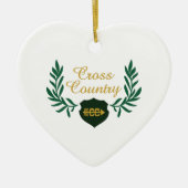 Wappen ÜBER LÄNDER Keramikornament (Vorne)