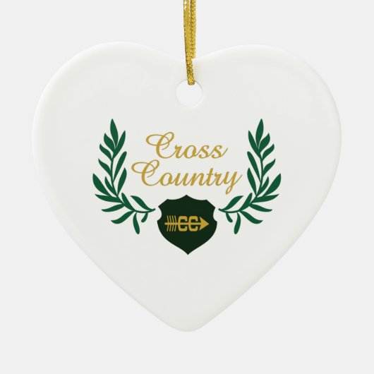 Wappen ÜBER LÄNDER Keramikornament (Vorne)