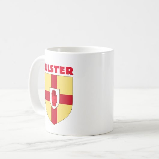 Wappen-Ulster Kaffeetasse (Vorderseite Links)