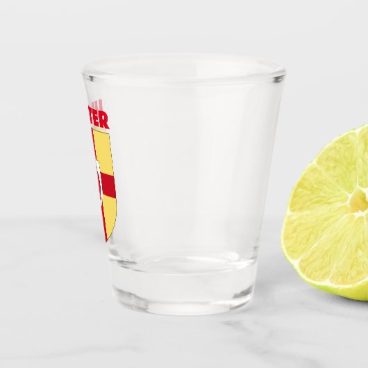 Wappen-Ulster Schnapsglas (Rechts)
