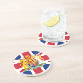 Wappen und Flagge im Vereinigten Königreich Untersetzer (Seite)