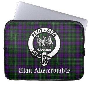 Wappen und Tartan des schottischen Clans Abercromb Laptopschutzhülle
