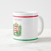Wappen Ungarn Budapest Geschenke Jumbo-Tasse (Vorderseite Rechts)