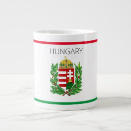 Wappen Ungarn Budapest Geschenke Jumbo-Tasse
