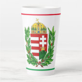 Wappen Ungarn Budapest Geschenke Milchtasse (Vorderseite)