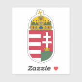Wappen Ungarns Aufkleber (Blatt)