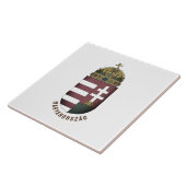 Wappen Ungarns Fliese (Seite)