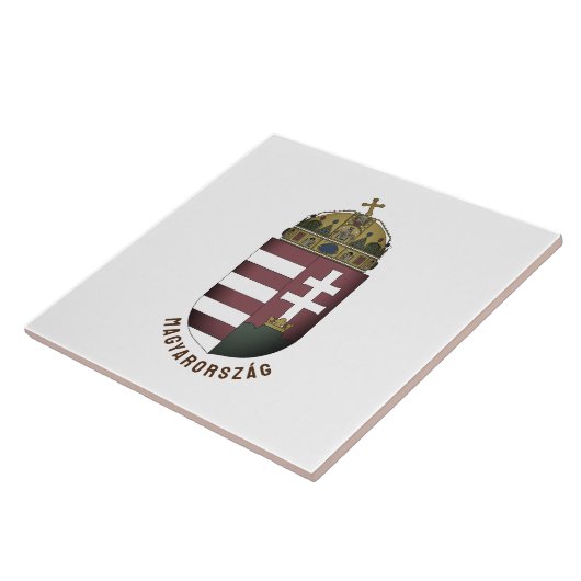 Wappen Ungarns Fliese (Seite)