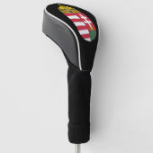 Wappen Ungarns Golf Head Cover Headcover (angewinkelt)