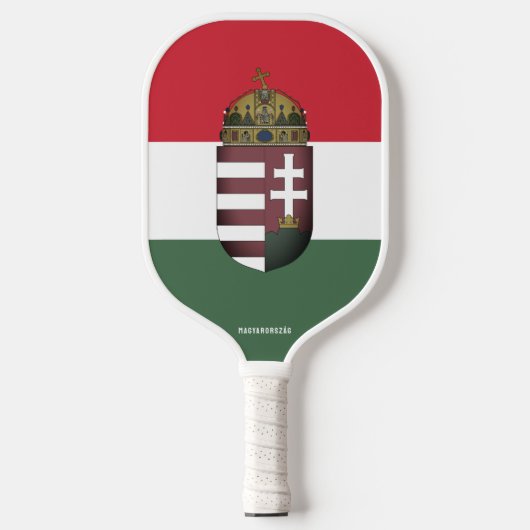 Wappen Ungarns Pickleball Schläger (Vorderseite)